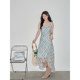 
Summer is beautiful! The curious plaid slim 2025 summer new slightly fat mm suspender dress
