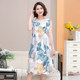 Pure cotton silk sleeveless suspender nightgown for women summer thin plus size loose tank top dress artificial cotton mid-length pajamas