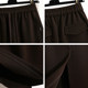 Mid-length elastic skirt brown casual skirt for women's autumn new high-waisted A-line skirt slim sports skirt long skirt
