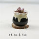 Popular meaty thumb basin breathable ceramic flower pot coarse pottery pot home furnishings zakka crafts