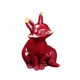 Cinnabar Fox Tea Pets Carving Hand to Decorate Zijin Living Room Crafts Furniture Home Town Desktop Fortune