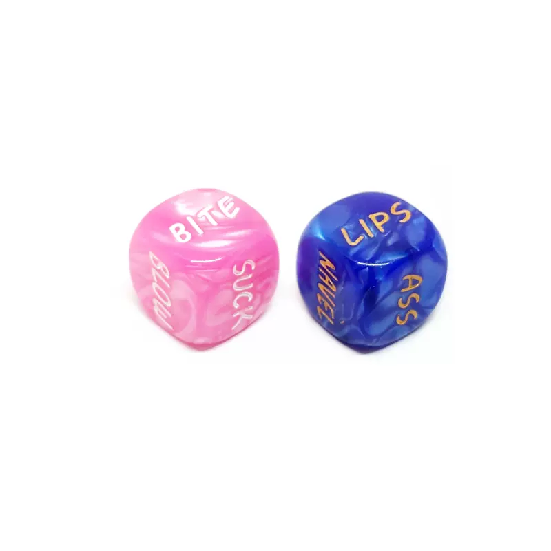 情人礼物情侣礼品雕刻英文爱情骰子2颗英语筛子色子游戏