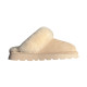 Women's fur slippers for outer wear, sheepskin and fur all-in-one toe-toe slippers, snow boots, platform slippers, lazy cotton shoes, winter