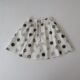 Spring and Autumn Women's Skirt Cotton Rear Zipper Loose Umbrella Skirt Polka Dots Fashionable and Versatile Commuter A-line Skirt F6