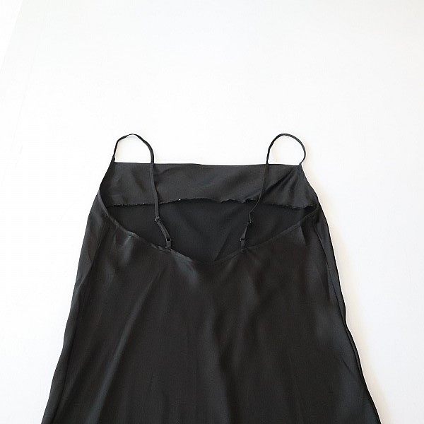 New summer women's mid-length suspender dress imitation silk loose bottoming home nightgown C4M
