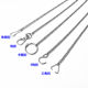 Zhu Dan buckle DIY advertising tag chain 304 stainless steel tree brand metal chain parking space chain hanging chain hook buckle
