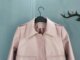 Haining 2025 spring new genuine leather sheepskin leather jacket for women's neck pink short jacket makes you look slim