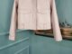 Haining 2025 spring new genuine leather sheepskin leather jacket for women's neck pink short jacket makes you look slim