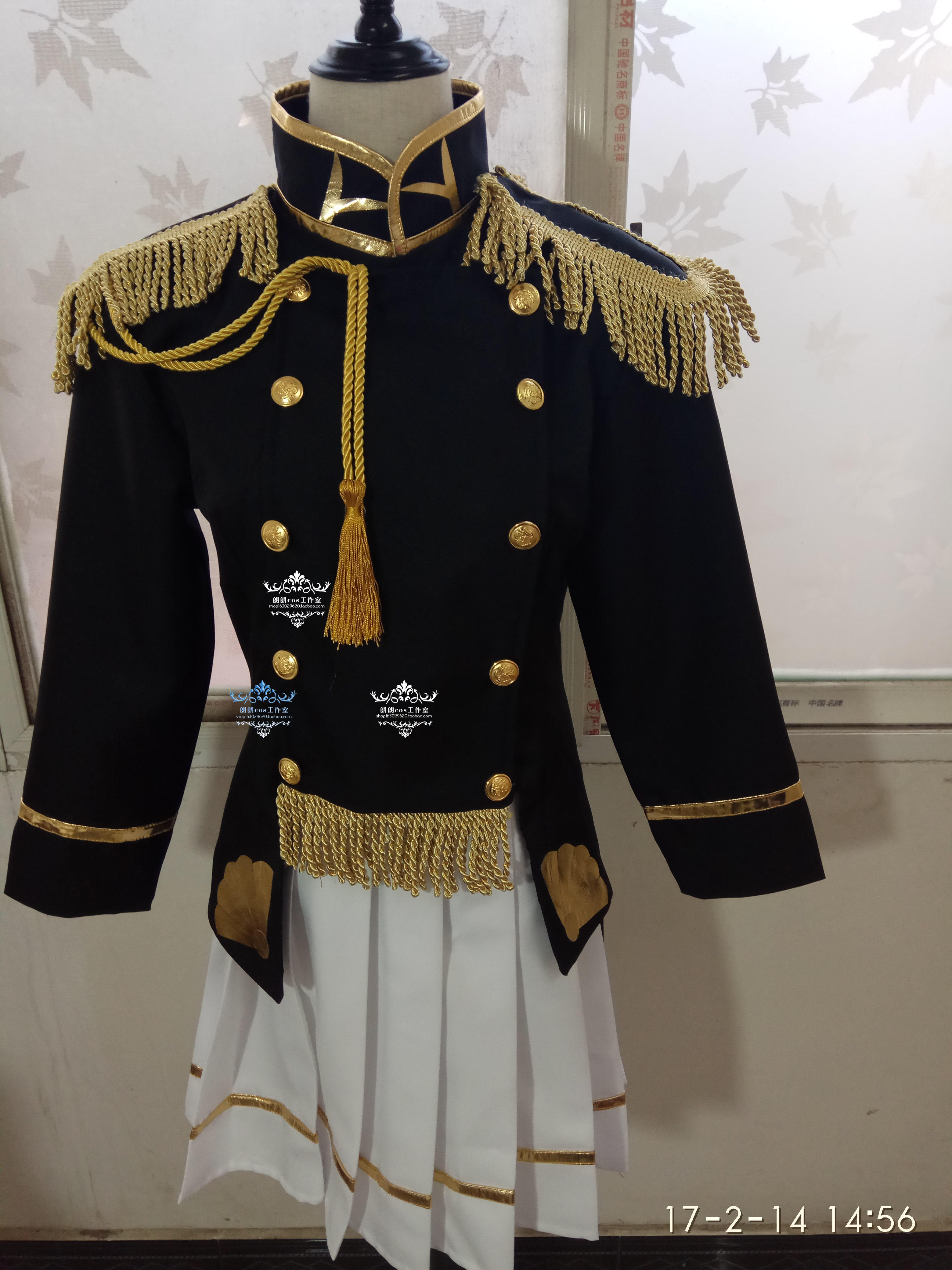朗朗cosaph黑塔利亚cos 本田菊性转女体本田樱 cos服/军服
