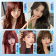 Wen Ge Hair Product Caramel Powder Brown Hair Dyeing Cream Orange Palm Raspberry Red Brown Bubble Bordeaux Red Plant Women's Pure
