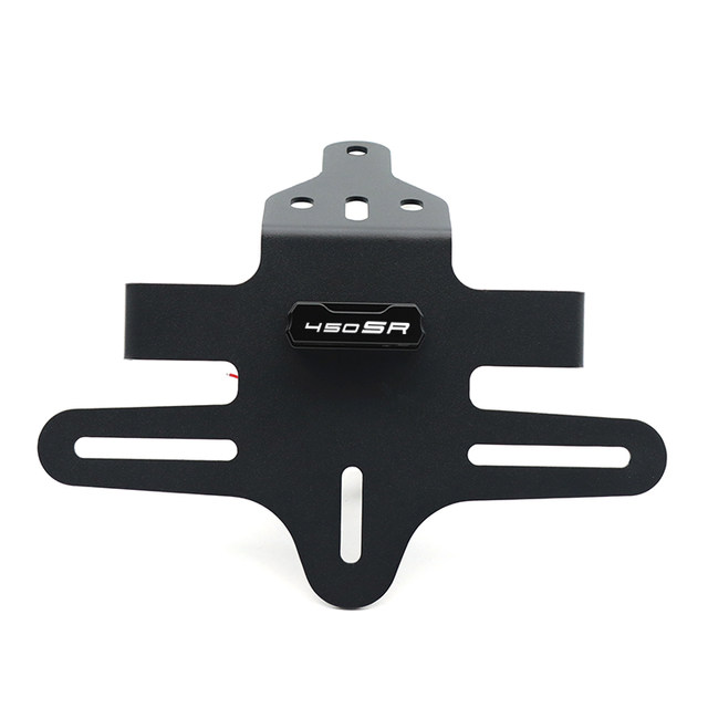 Applicable to 675SR-R 450SR SR-S single and double rocker arm 250SR modified short tail 450NK license plate rack license rack