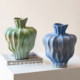 Vase ornaments wabi-sabi Jingdezhen ceramic vases living room model room home soft decoration creative flower arrangements