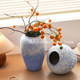 Jingdezhen new Chinese style Zen simple ceramic vase with flowers and dried flowers ornaments entrance home living room decorations