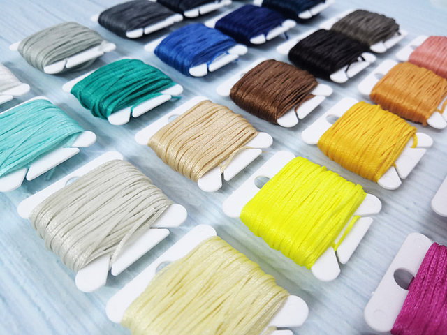 1.0mm South American flat wax thread braided wire hand sewing wax thread Macrame handmade DIY wire loose wire 10 meters pack