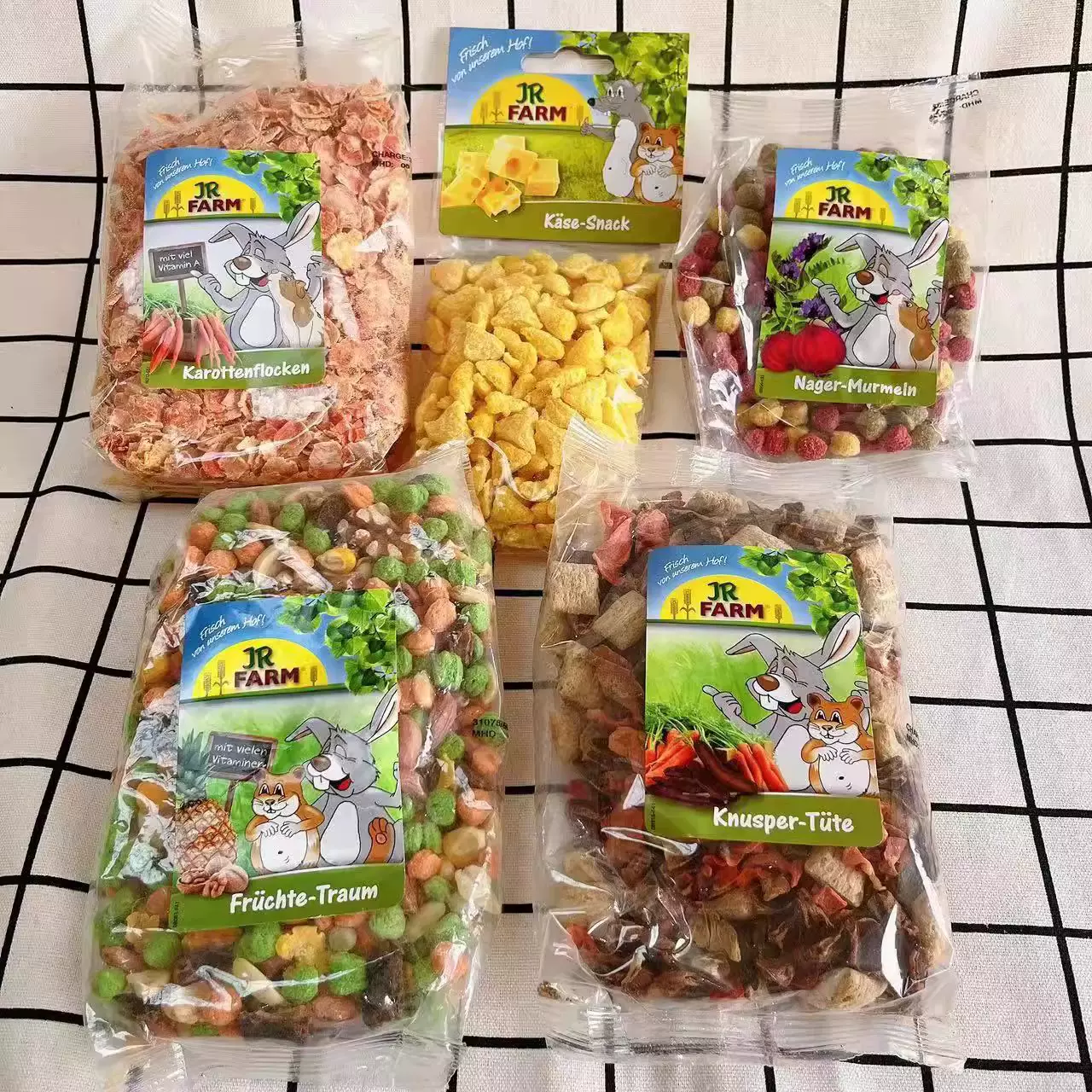 德国JR Farm葫芦巴籽脆片英国至尊磨牙饼仓鼠花枝兔熊用品零食-Taobao