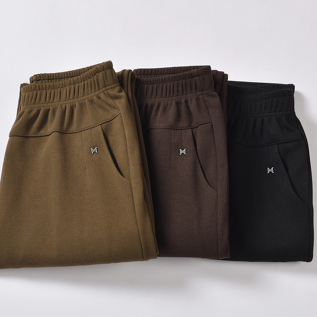 Older people's mother's trousers, autumn trousers, loose and fat, plus size, women's trousers, velvet, fat grandma 200Jin [Jin equals 0.5 kg] old lady