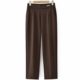 Mom's pants, spring and autumn high-waisted casual pants, middle-aged and elderly women's pants, winter velvet loose, petite grandma pants