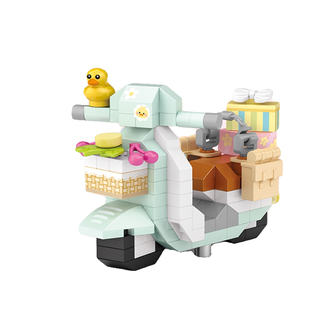 LOZ Building Blocks – Set Mini Food Van: Furgoncino Della Frutta Cittadino, 480 Pezzi, Giocattolo Educativo Per Bambini Dai 6 Anni