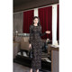 Original design of haute couture lace spring feminine temperament elegant high waist slimming dress
