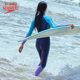 Speedo/Speedo, slimming, sun protection, anti-chlorine zipper, long-sleeved surfing swimsuit for women, casual vacation