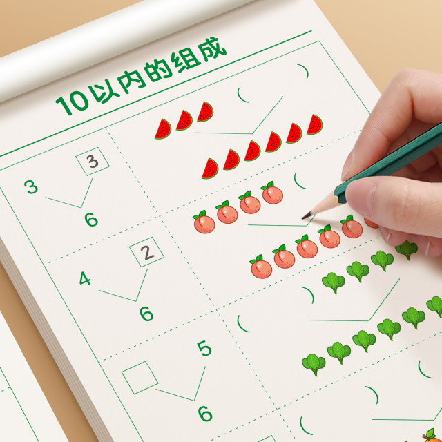 Decomposition and formation of the first grade math 10 20 plus and subtraction method table Hanging chart teaching aid learning artifact
