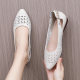 Women's new style women's large-size sandals 41-43 hollow beef tendon sole handmade leather shoes