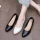 Genuine leather high heels spring and autumn new thick heel model performance leather shoes with skirt work shoes fashionable single shoes women 32