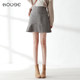 Woolen skirt for women in autumn and winter 2024 new high-waist irregular fish tail skirt ruffled hip A-line skirt short skirt