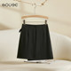 
One-piece lace-up skirt for women's summer short skirt 2025 new high-waisted slim and small person with anti-exposure hip-covering skirt