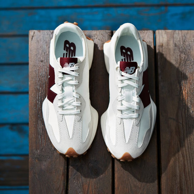New Balance women's shoes NB327 series retro casual shoes lightweight sports shock absorption running shoes WS327ka
