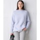 UNFILO simple temperament high-neck long loose knitted sweater for women Japanese light luxury autumn and winter