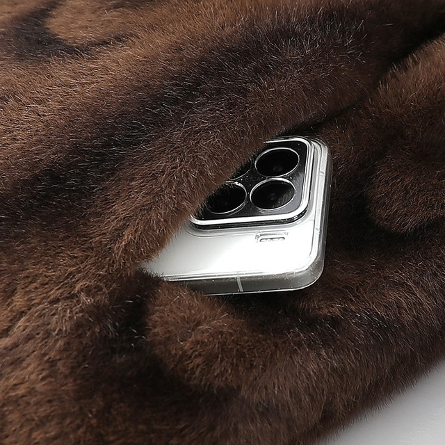 Mom's winter quilted and thickened mink velvet coat new fashion style middle-aged and elderly women's noble plus size fur coat