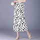 Temperament floral skirt for women in summer 2025 new high-waist lace-up slim straight long skirt slit hip-pack skirt
