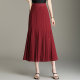 Switching fishtail design feels smooth and elegant chiffon skirt female summer high waist A -shaped thin bloom skirt