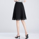 2025 summer mesh skirt A-line skirt high waist small short skirt pleated skirt large hem skirt skirt umbrella skirt

