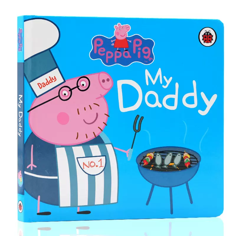 英文原版peppa Pig My Daddy 粉红猪小妹佩奇佩佩猪小猪佩琦纸板书不易撕烂2 5岁