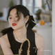 <Romanticism>Shi Jia pearl earrings ins blogger fever same retro Hong Kong style strong light and sweet