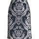 Retro printed short skirt hip skirt for women in summer 2025 new skirt high waist slim commuter slit one-step skirt