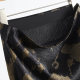 Retro printed fishtail skirt for women for spring and summer 2025 new high-waisted slim and elegant hip-covered skirt

