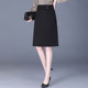 A-line suit skirt for women in spring and autumn 2025 new high-waisted hip skirt mid-length slim one-step skirt professional mid-skirt