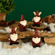 Christmas cute handmade ornaments elf Santa Claus decoration gnome dwarf desktop resin ornaments crafts