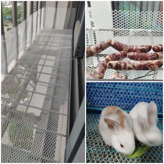 Plastic grid net balcony protection net drying net anti-fall net cat ...