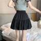 New summer versatile slim cake skirt large size fat girl 300Jin [Jin equals 0.5 kg] A-line skirt design high-waisted short skirt