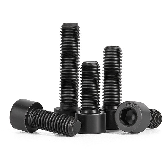 8.8 grade hexagon screws black cup head screws national standard hexagon bolt box 6M8M10M12M14M16