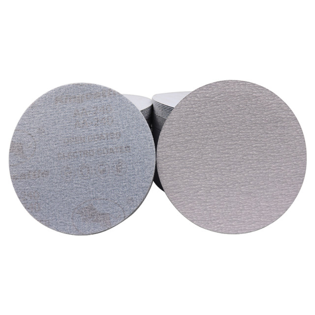 Taurus dry grinding round sandpaper 5 inch 9 inch flocking sandpaper sheet white sand grinding sheet painted polished sandpaper