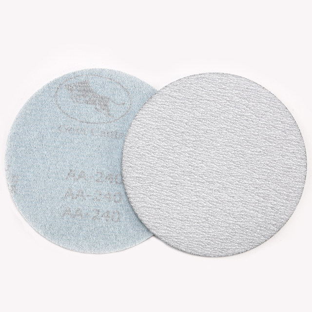 Taurus dry grinding round sandpaper 5 inch 9 inch flocking sandpaper sheet white sand grinding sheet painted polished sandpaper