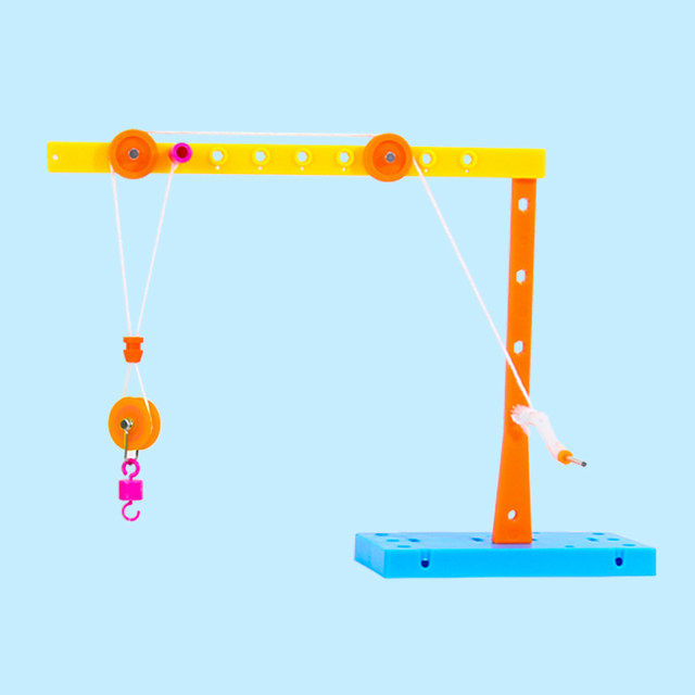 Scientific small production small invention homemade crane handmade material package student physics experiment school teaching aids and equipment