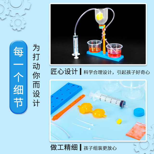Nephr unit model kidney filtration production material package DIY handmade junior high school biology and children science small experiment set