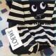 Extra large size 300Jin [Jin equals 0.5 kg] Black striped short-sleeved T-shirt for women 2025 new summer loose casual couple versatile t-shirt
