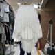 Heavy Industry Multi-layer irregular mesh puffy skirt niche design asymmetrical fish tail fairy skirt